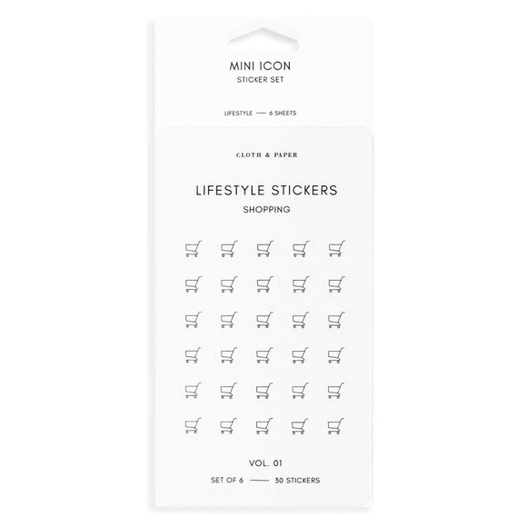 Cloth and Paper 6 sets Arrow Flags, 1 Luxe Tab, 2 Mini Lifestyle Stickers 60 - Picture 11 of 16